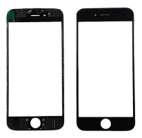 Стекло для переклейки iPhone 6S в сборе с рамкой и OCA пленкой Черный. от интернет магазина z-market.by