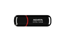Флэш накопитель USB3.2 64Gb ADATA UV150 (AUV150-64G-RBK) USB 3.2 Type-A, черная с колпачком от интернет магазина z-market.by