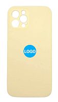 Чехол для iPhone 12 Pro Silicon Case цвет 56 (песочный) с закрытой камерой и низом от интернет магазина z-market.by