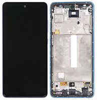 Модуль для Samsung A525F, A526B, A528B (A52) оригинал (SP), (дисплей с тачем в раме), синий от интернет магазина z-market.by