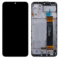 Модуль для Samsung A235, A235F (A23) Orig100% (стекло переклей), (дисп. с тачскрином в раме), черный от интернет магазина z-market.by