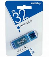 Флеш-накопитель 32Gb SmartBuy Glossy series, USB 3.0, пластик, синий от интернет магазина z-market.by