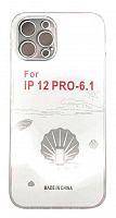 Чехол для iPhone 12 Pro силиконовый прозрачный с закрыми камерой и разъемом от интернет магазина z-market.by