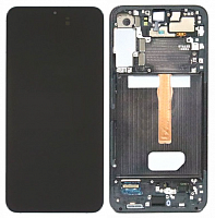 Модуль для Samsung S906, S906B (S22+), оригинал (SP), (дисплей с тачскрином в раме), черный (Violet) от интернет магазина z-market.by