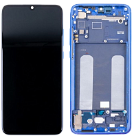 Модуль для Xiaomi Mi 9 Lite (M1904F3BG), OR SP (дисплей с тачскрином в раме), синий от интернет магазина z-market.by
