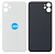 Задняя крышка для iPhone 11 Белый (стекло, широкий вырез под камеру, логотип) - Премиум. от интернет магазина z-market.by