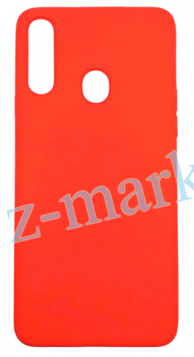 Чехол для Samsung A20S (A207F) силиконовый красный, TPU Matte case  в Гомеле, Минске, Могилеве, Витебске.