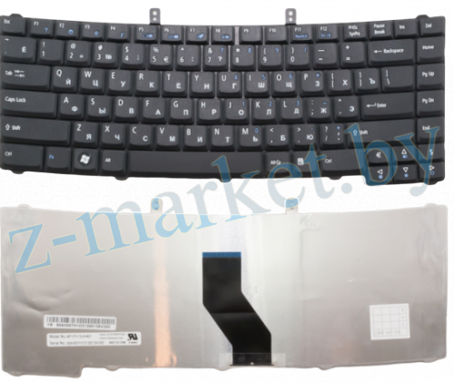 Клавиатура Acer TravelMate 5310, Extensa 4220 черная в Гомеле, Минске, Могилеве, Витебске.