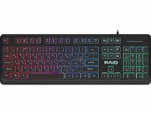 Клавиатура проводная Defender GK-778DL, Raid, мембранная, подсветка, USB, чёрная от интернет магазина z-market.by