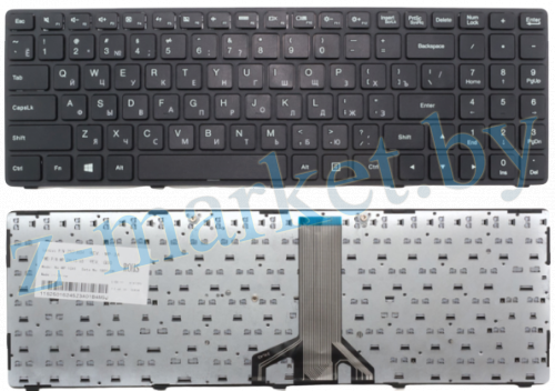 Клавиатура Lenovo Ideapad 300-15IBR 300-15ISK 300-17ISK 100-15IBD Черная в Гомеле, Минске, Могилеве, Витебске.