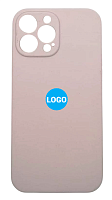 Чехол для iPhone 13 Pro Max Silicon Case цвет 35 (серый) с закрытой камерой и низом от интернет магазина z-market.by