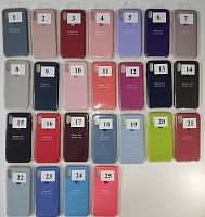 Чехол для iPhone X, XS Silicon Case, цвет 19 (светло-голубой) от интернет магазина z-market.by