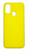 Чехол для Samsung M21, M215F, M30S, M307FD силиконовый желтый , TPU Matte case  от интернет магазина z-market.by