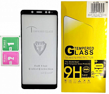 Защитное стекло для Xiaomi Redmi Note 5, Note 5 Pro с черной рамкой, полный клей от интернет магазина z-market.by