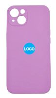Чехол для iPhone 13 Silicon Case цвет 28 (фиолетовый) с закрытой камерой и низом от интернет магазина z-market.by