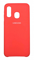 Чехол для Samsung A40, A405F Silicon Case красный от интернет магазина z-market.by