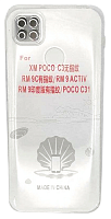 Чехол для Xiaomi Redmi 9C, Poco C3, Poco C31 силиконовый,прозрачный с закрытой камерой и разъемом от интернет магазина z-market.by