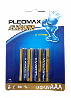 Элементы питания AAA Pleomax R03-4BL, упаковка 4 штуки от интернет магазина z-market.by