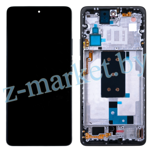 Модуль для Xiaomi 11T (21081111RG) OR (SP) (дисплей с тачскрином в раме), черный в Гомеле, Минске, Могилеве, Витебске. фото 2