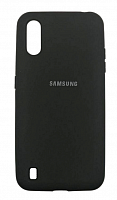 Чехол для Samsung M01, M015, A01, A015F Silicon Case чёрный от интернет магазина z-market.by