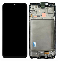 Модуль для Samsung A155 (A15) оригинал (SP), (дисплей с тачскрином в раме), черный от интернет магазина z-market.by