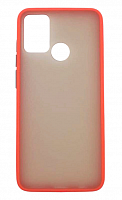 Чехол для Huawei Honor 9A матовый с цветной рамкой, красный от интернет магазина z-market.by