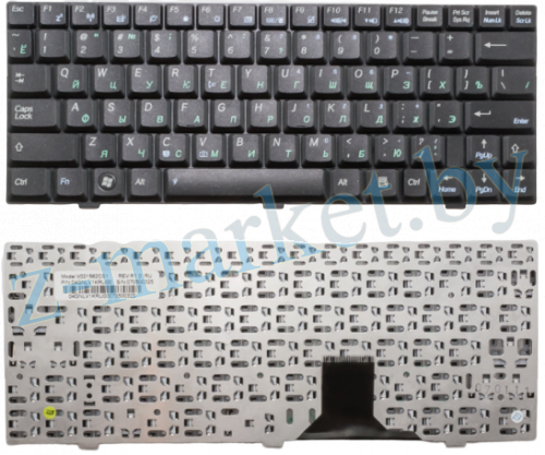 Клавиатура Asus Eee PC 1000 1003 черная в Гомеле, Минске, Могилеве, Витебске.