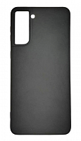 Чехол для Samsung Galaxy S21+, G996 Silicon Case черный с закрытой камерой от интернет магазина z-market.by