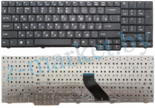 Клавиатура Acer Aspire 7000 7520 9400 8930 черная в Гомеле, Минске, Могилеве, Витебске.