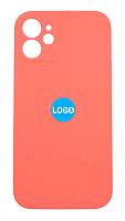 Чехол для iPhone 12 Mini Silicon Case цвет 74 (коралловый) с закрытой камерой и низом от интернет магазина z-market.by
