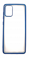 Чехол для Samsung A71, A715, Stylish Case с цветной рамкой, синий от интернет магазина z-market.by