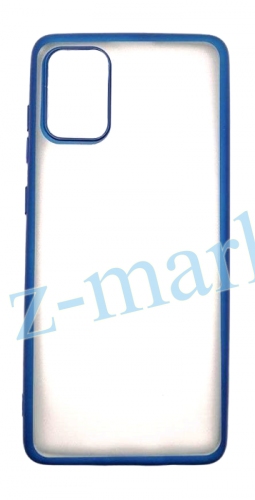 Чехол для Samsung A71, A715, Stylish Case с цветной рамкой, синий в Гомеле, Минске, Могилеве, Витебске.