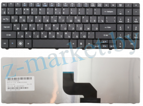 Клавиатура Acer Aspire 5534 черная V.2 в Гомеле, Минске, Могилеве, Витебске.