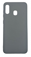 Чехол для Samsung A20, A205F, A30, A305F силиконовый черный, TPU Matte case  от интернет магазина z-market.by