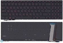 Клавиатура Asus G551, GL752, G771, N552, G771, N751, черная без рамки с красной подсветкой от интернет магазина z-market.by