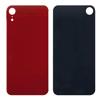 Задняя крышка для iPhone XR (широкий вырез под камеру, логотип) красная от интернет магазина z-market.by