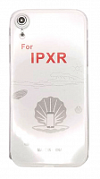 Чехол для iPhone XR силиконовый прозрачный с закрыми камерой и разъемом от интернет магазина z-market.by