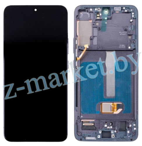 Модуль для Samsung S906, S906B (S22+), OLED Full Size, (дисплей в раме), черный в Гомеле, Минске, Могилеве, Витебске.