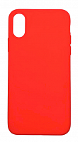 Чехол для iPhone X, XS Silicon Case, красный от интернет магазина z-market.by