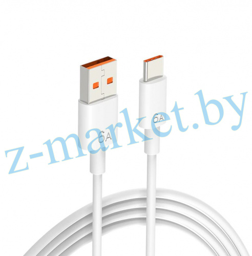 USB Дата-кабель Huawei USB Type-C 11V/6A 100 cm (белый/коробка) в Гомеле, Минске, Могилеве, Витебске.