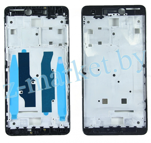 Рамка дисплея для Xiaomi Redmi Note 4X (MBE6A5) Черный (возможен дефект ЛКП). в Гомеле, Минске, Могилеве, Витебске.