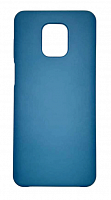 Чехол для Xiaomi Redmi Note 9S, Note 9 Pro, Pro Max, Poco M2 Pro Silicon Case синий от интернет магазина z-market.by