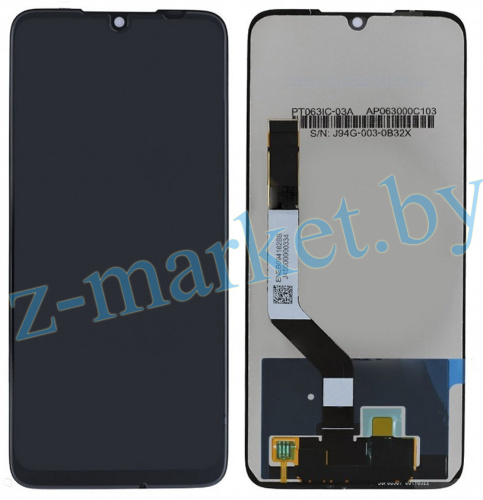 Модуль для Xiaomi Redmi Note 7, 7 Pro (M1901F7G), (дисплей с тачскрином), черный в Гомеле, Минске, Могилеве, Витебске. фото 2