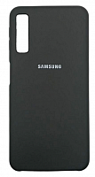 Чехол для Samsung A7 2018, A750F Silicon Case чёрный от интернет магазина z-market.by
