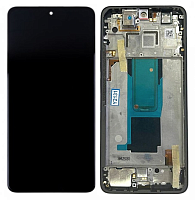 Модуль для Xiaomi Redmi Note 11 Pro+ 5G (21091116UG) - Сервисный (дисплей в раме) черный от интернет магазина z-market.by
