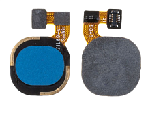 Шлейф для Tecno Spark 7 (KF6n) сканер отпечатка пальцев Синий. от интернет магазина z-market.by