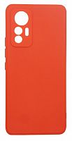Чехол для Xiaomi 12 Lite, Silicon Case красный от интернет магазина z-market.by