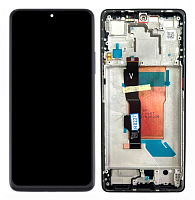 Модуль для Xiaomi Poco F5 (23049PCD8G) - Сервисный (дисплей с тачскрином в раме) черный от интернет магазина z-market.by