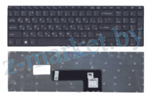 Клавиатура для ноутбука Sony SVF15 FIT 15 черная в Гомеле, Минске, Могилеве, Витебске.