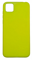 Чехол для Huawei Y5P 2020, Honor 9S силиконовый ярко-зеленый, TPU Matte case от интернет магазина z-market.by